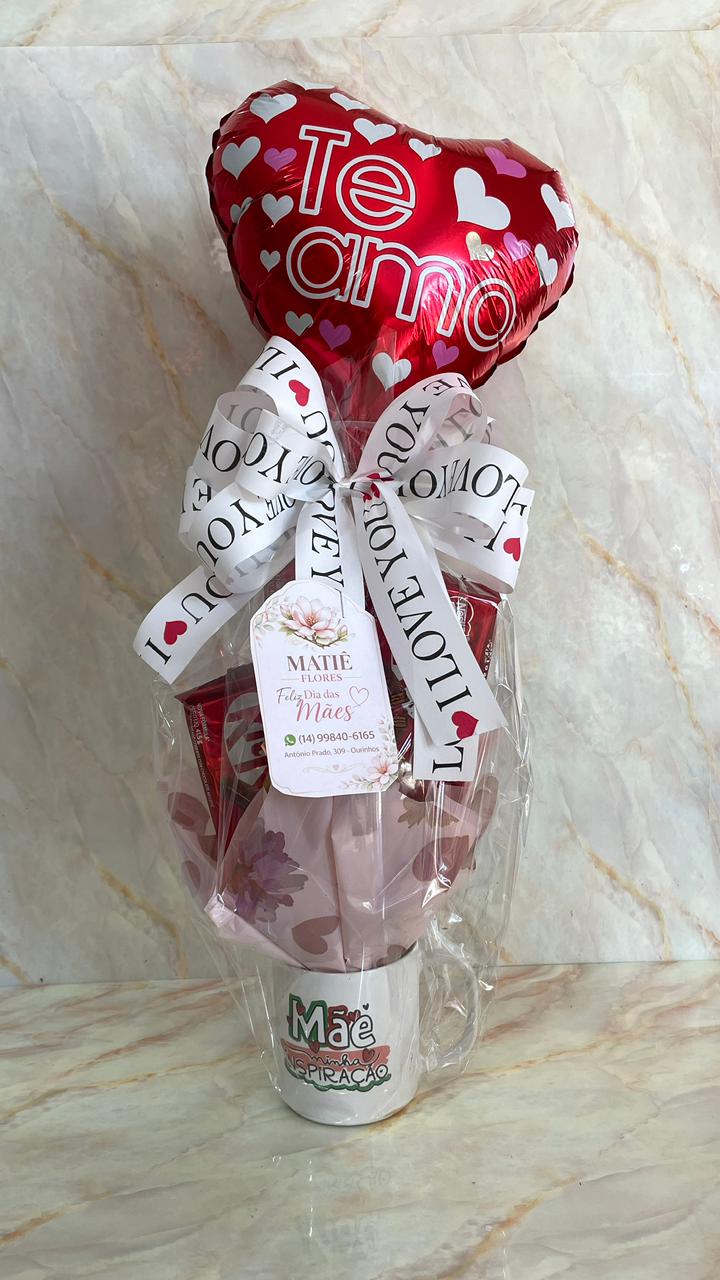 Xícara & Chocolates Seleção Delicada - Dia das mães