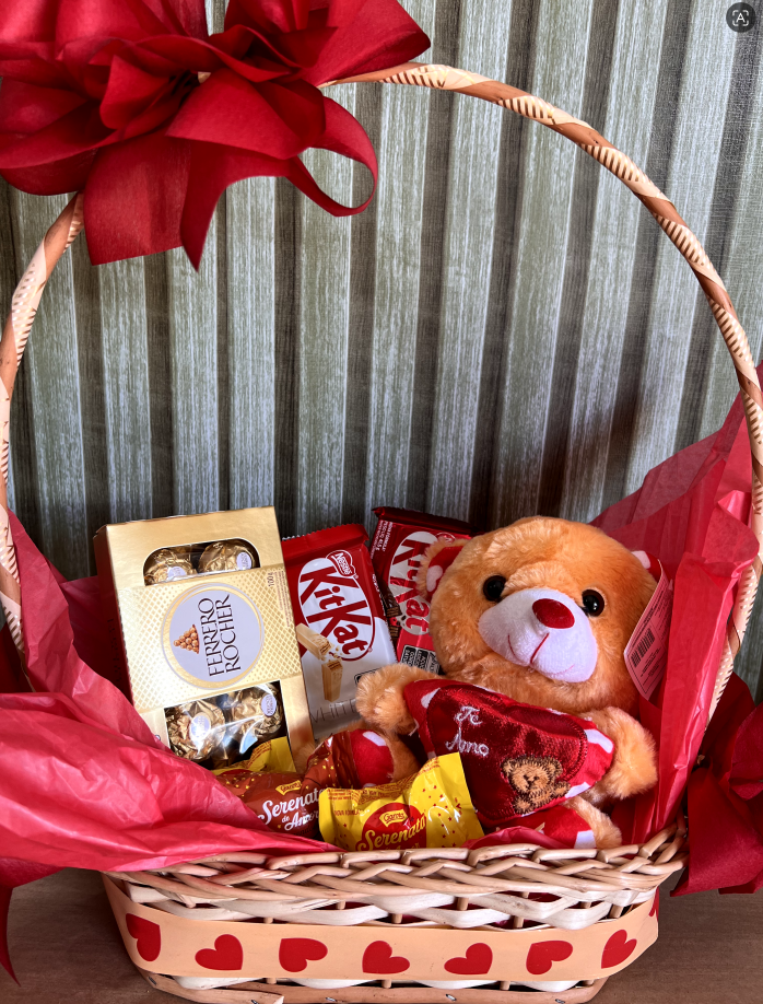 Cesta Ursinho e Chocolates - Imagem 3